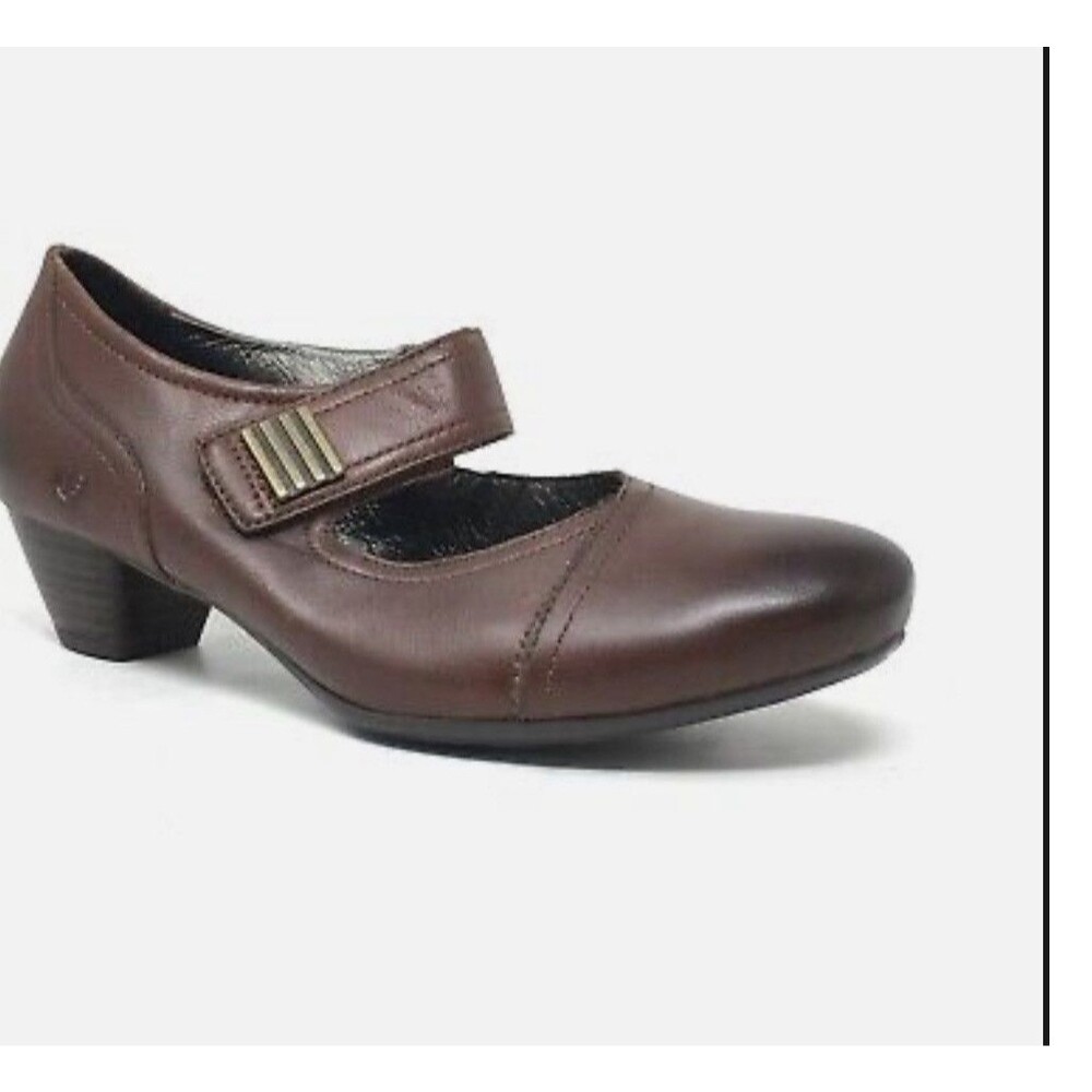 NEW Josef Seibel Shoes Womens Size 37 EU Brown Leather Mary Jane